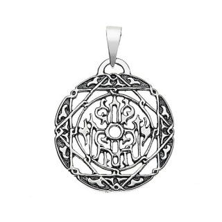 AMULET TALIZMAN PIECZĘĆ WEZYRA SREBRO 925