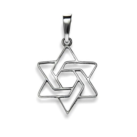 GEMMA ZAWIESZKA GWIAZDA DAWIDA WISIOREK SREBRO 925 #413 GEMMA ZAWIESZKA GWIAZDA DAWIDA WISIOREK SREBRO 925 #413