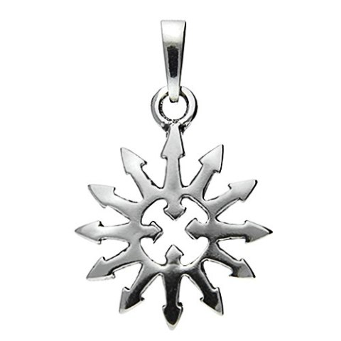 GWIAZDA CHAOSU TALIZMAN AMULET SREBRO 925 GWIAZDA CHAOSU TALIZMAN AMULET SREBRO 925