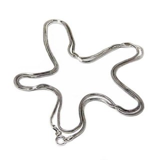 Łańcuszek 45cm srebrny 1,4mm NABŁYSZCZANA LINKA ŻMIJKA